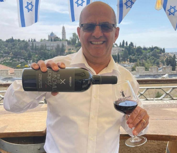עופר גואטה, בעלי יקבי ירושלים (צילום: דוד מויאל) עופר גואטה, בעלי יקבי ירושלים