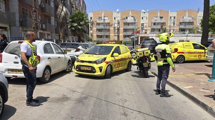  הזירה בה נער נפצע באירוע אלימות בשדרות חטיבת יפתח בלוד