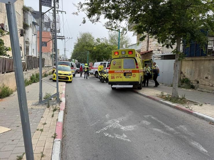 זירת אירוע אלימות ברמלה
