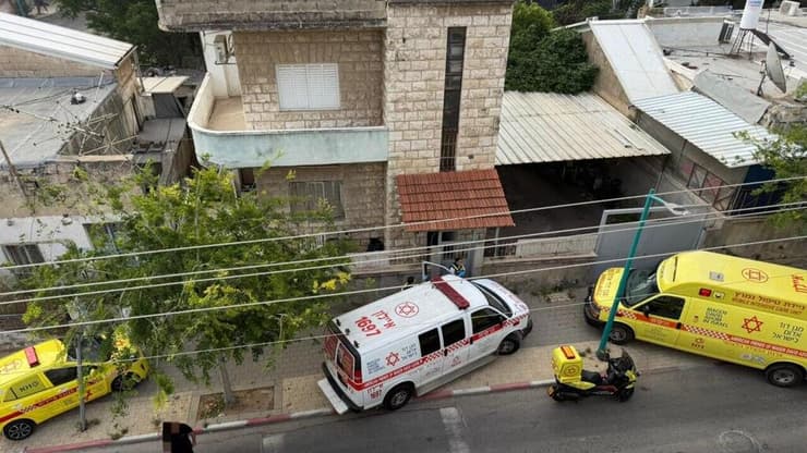 זירת אירוע אלימות ברמלה
