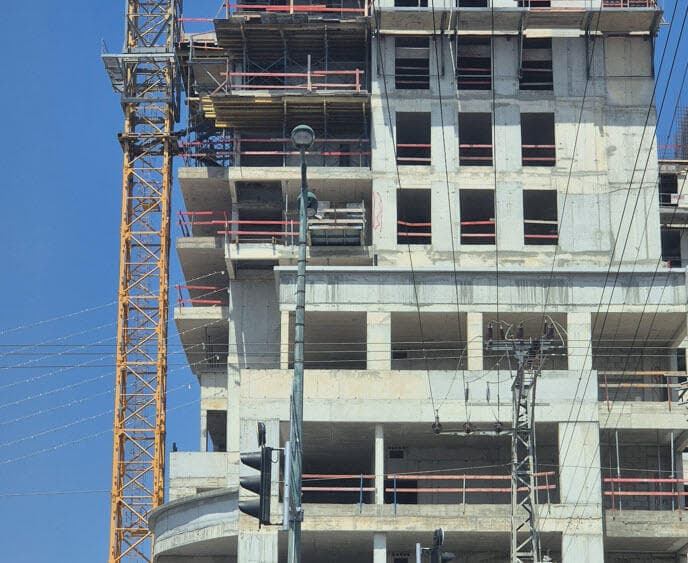 "לא מדובר רק בתקופת התאוששות, אלא בתחילתו של שינוי עומק". בנייה חדשה במרכז (צילום: אורי חודי) "לא מדובר רק בתקופת התאוששות, אלא בתחילתו של שינוי עומק". בנייה חדשה במרכז