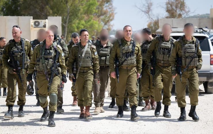 צילום: דובר צה"ל הרמטכ"ל, רב-אלוף אייל זמיר, קיים הערכת מצב וסיור בצפון השומרון, יחד עם מפקד פיקוד המרכז, אלוף אבי בלוט