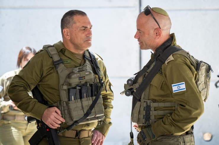 הרמטכ"ל, רב-אלוף אייל זמיר, קיים הערכת מצב וסיור בצפון השומרון, יחד עם מפקד פיקוד המרכז, אלוף אבי בלוט