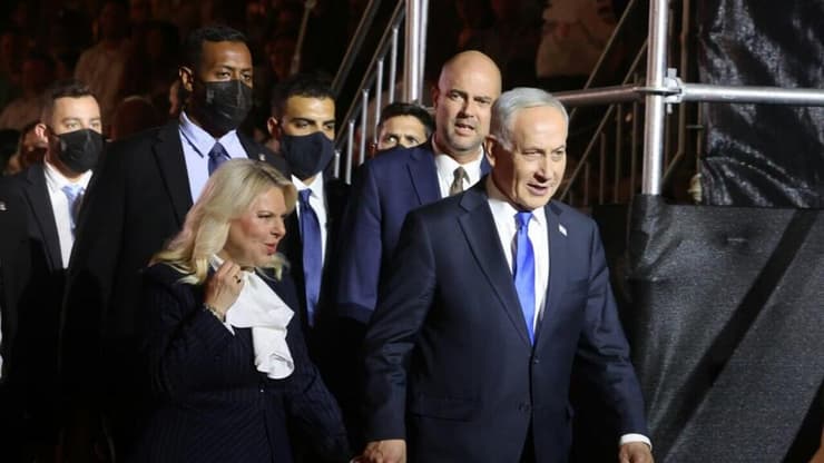 נתניהו ורעייתו בעצרת המרכזית לציון יום ירושלים ראש הממשלה ורעייתו בעצרת המרכזית לציון יום ירושלים