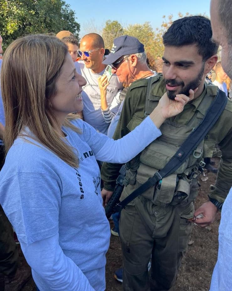 שרון ברוך עם בנה עידו ז"ל