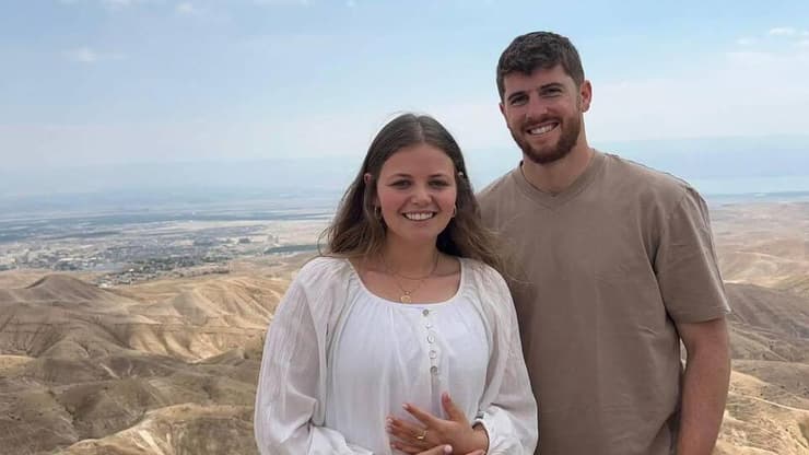 הקצין מעוז רקנטי שנפל בלבנון וארוסתו רוני קלרמן