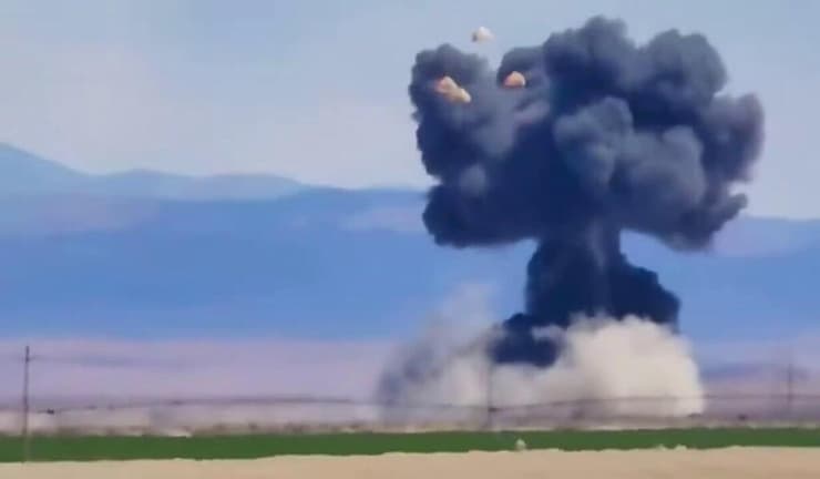 שני מטוסי F-18 אמריקנים התנגשו באוויר