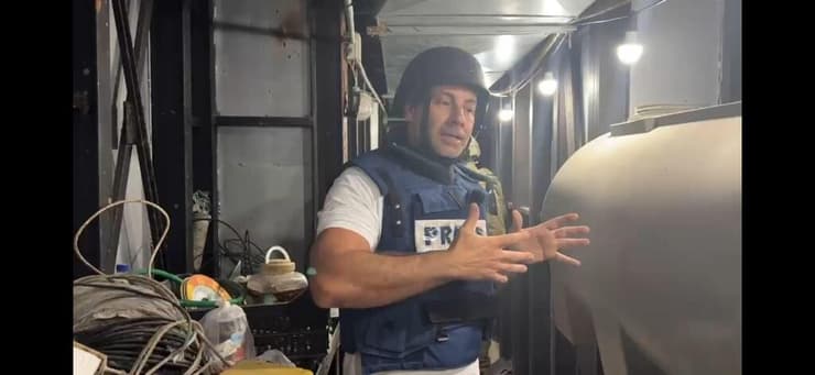 קאסם במנהרה במנהרת חיזבאללה ( צילום: רשת אל-חורה) אלחורה יחיא קאסם