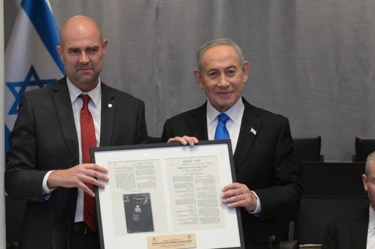 ראש הממשלה נתניהו ויו"ר הכנסת אוחנה