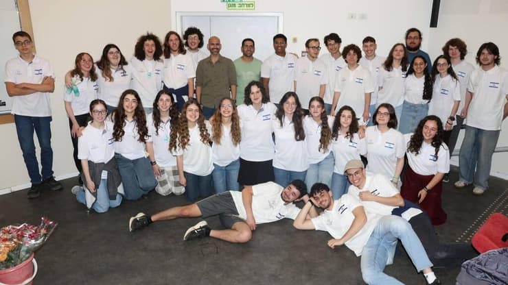 חברי נבחרת ישראל בביולוגיה (צילום: חן גלילי) חברי נבחרת ישראל בביולוגיה