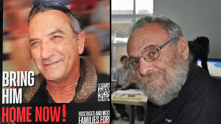 מימין: אלכס דנציג ואיציק אלגרט ז"ל. "המילים האחרונות שאיציק אמר לאבא היו: 'זה הסוף, זה הסוף'"     