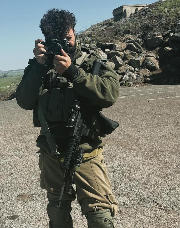 נועם אלגרט במילואים בעזה