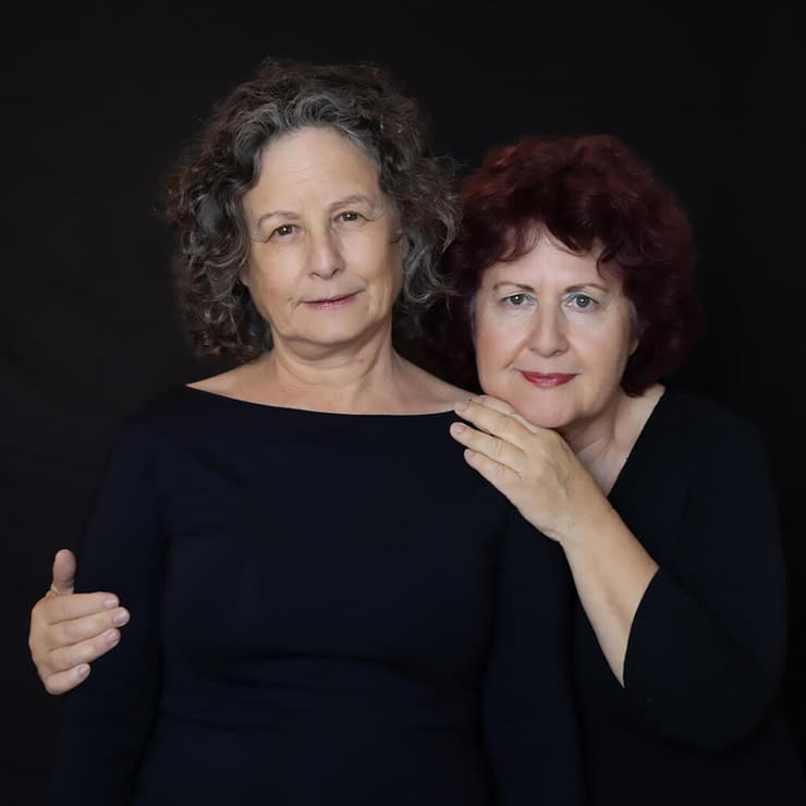 טובה שמידט וורד דונסקי (משמאל) (צילום: דליה זליקה) טובה שמידט (מימ ין) ורד דונסקי (משמאל).