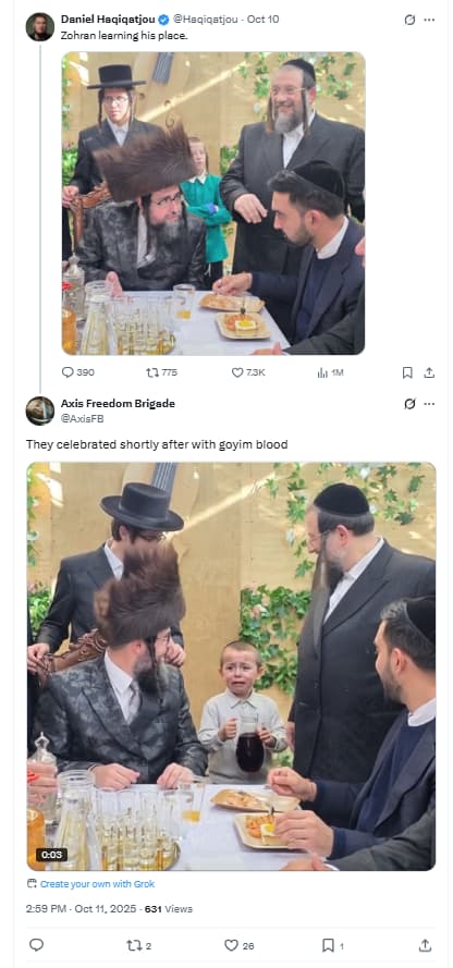 פוסטים אנטישמים שנוצרו על ידי AI והופצו ברשתות החברתיות