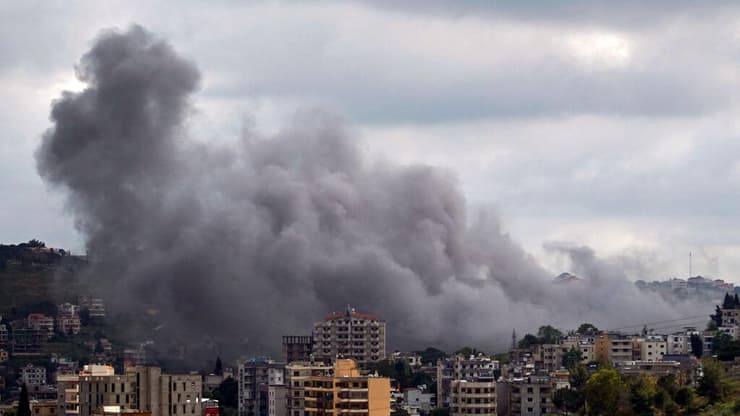 תקיפות צה"ל בלבנון (צילום: Abbas Fakih / AFP) תקיפות צה"ל בלבנון