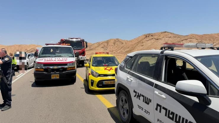 זירת התאונה מכביש 31