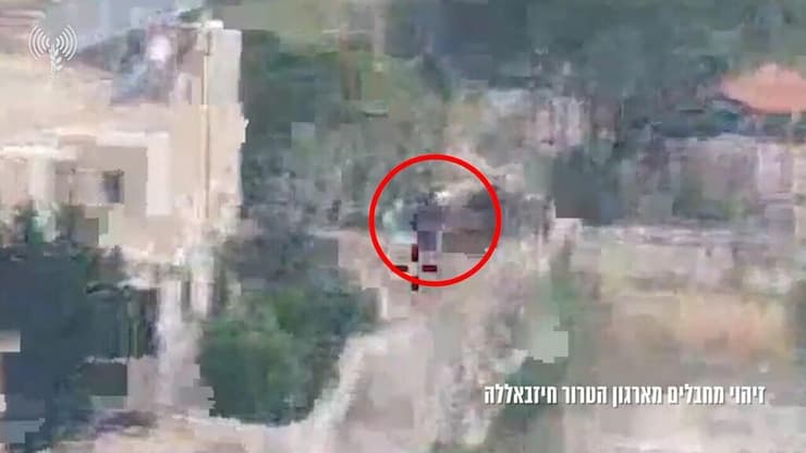 צילום: דובר צה"ל תיעוד מזיהוי וחיסול ארבעה מחבלים של חיזבאללה