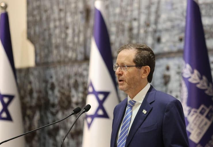 צילום: אלכס קולומויסקי נשיא המדינה בטקס הענקת פרס ירושלים לאחדות ישראל 2026