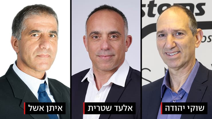 משתתפי פאנל 'סייבר, ביטחון והגנה' (צילום: גיל נחושתן, דוברות רפאל, יח"צ התעשייה האווירית) משתתפי פאנל 'סייבר, ביטחון והגנה'