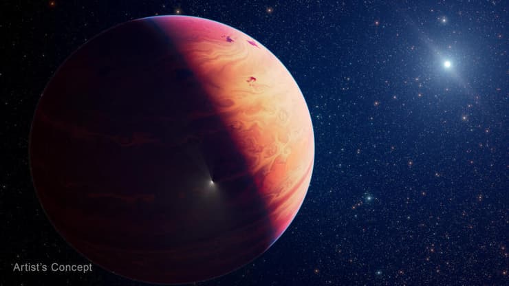 הדמיה בעיני אמן של כוכב הלכת 29 סיגנוס בי (איור: NASA, ESA, CSA, Joseph Olmsted (STScI)) הדמיה בעיני אמן של כוכב הלכת 29 סיגנוס בי