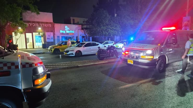 זירת התאונה בחיפה