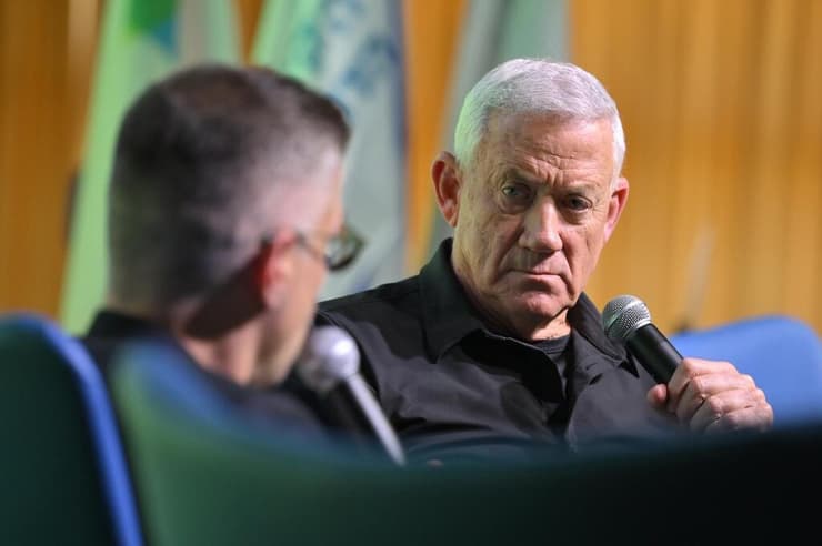 בני גנץ, יו"ר כחול לבן (צילום: אלעד גוטמן) בני גנץ, יו"ר כחול לבן