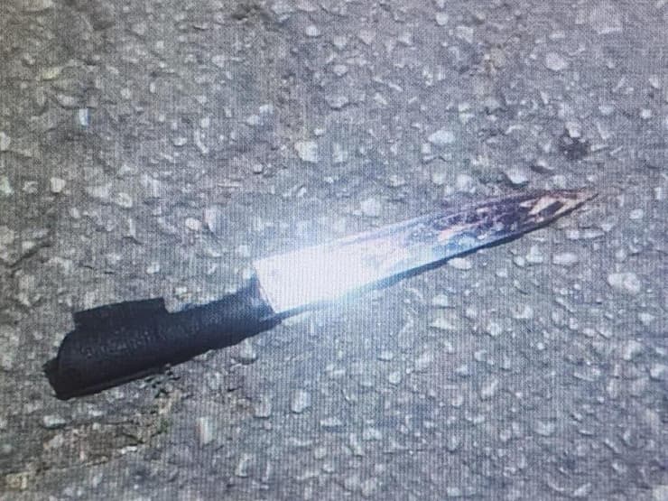 הסכין, כלי הרצח איתו נרצח אדם סואעד בחצור הגלילית