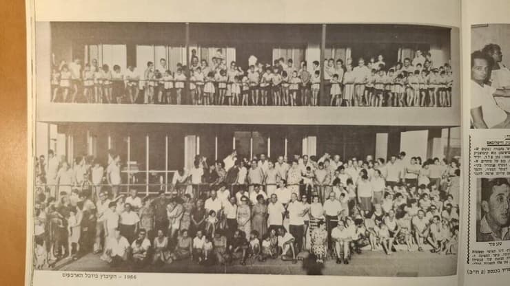 חברי קיבוץ שריד ב-1966 (צילום: באדיבות ארכיון קיבוץ שריד) חברי קיבוץ שריד, 1966