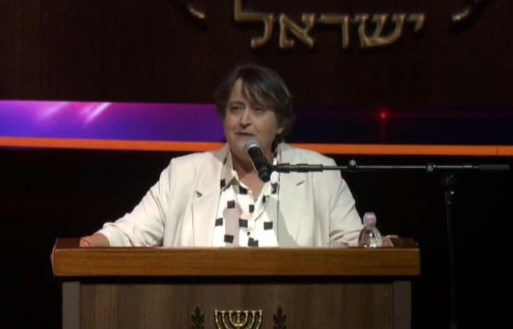 מזכ"לית הסתדרות המורים, יפה בן דויד (מתוך המשדר) מזכ"לית הסתדרות המורים, יפה בן דויד