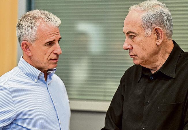עם נתניהו. ההמלצה לא התקבלה | צילום: קובי גדעון, לע"מ