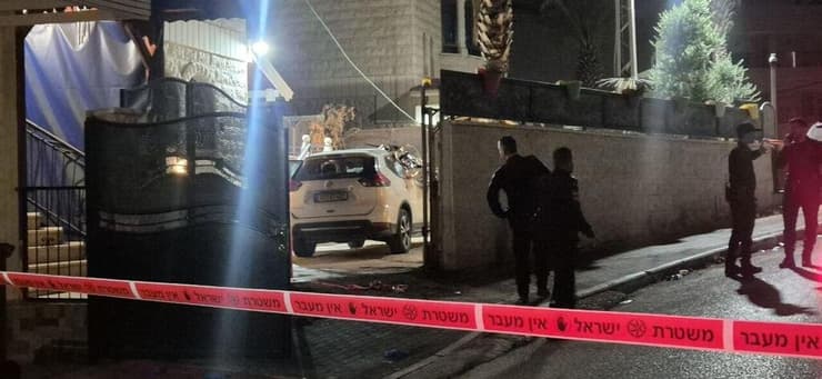 זירת הרצח בכפר קאסם (צילום: חסן שעלאן) זירת הרצח בכפר קאסם