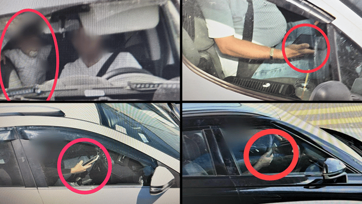 התיעודים, אתמול (צילום: דוברות המשטרה) עבירות תנועה
