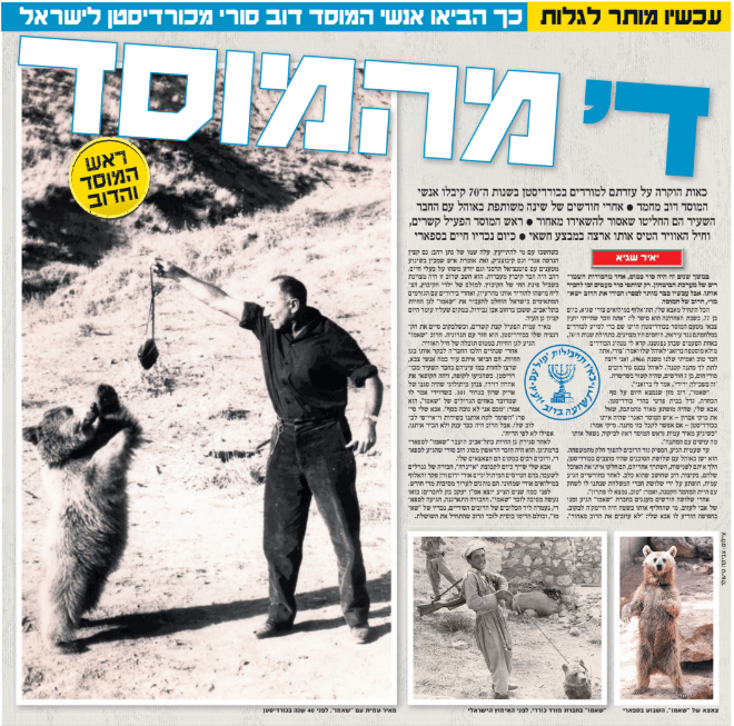 הסיקור מ"ידיעות אחרונות" על הדב שאמו