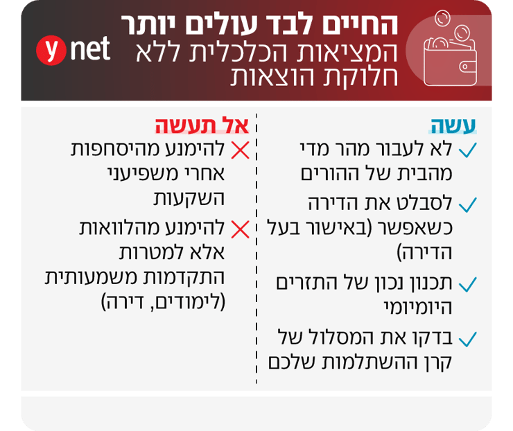 החיים לבד עולים יותר החיים לבד עולים יותר