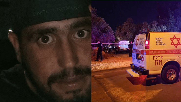 הנרצח זידאן אבו עאמר והזירה ברמלה (צילום: תיעוד מבצעי מד"א) הנרצח זידאן אבו עאמר וזירת הירי ברמלה