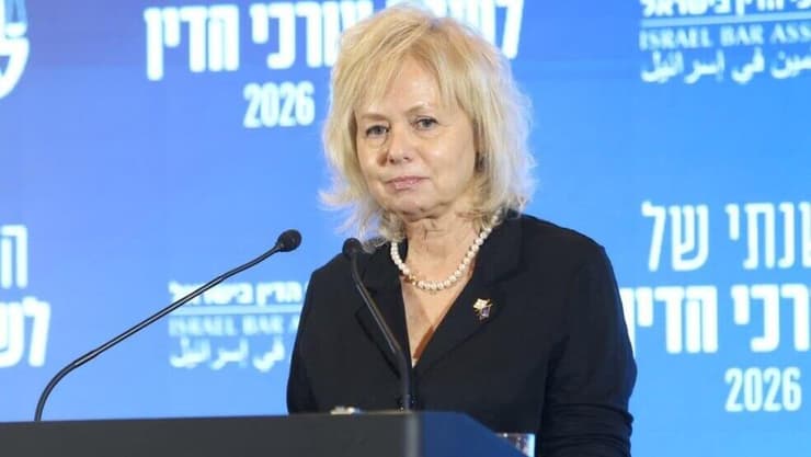"התנערות הממשלה מהחלטות ביהמ"ש פוגעת בגיוס", בהרב-מיארה (צילום: לשכת עורכי הדין) גלי בהרב מיארה בכנס לשכת עורכי הדין באילת