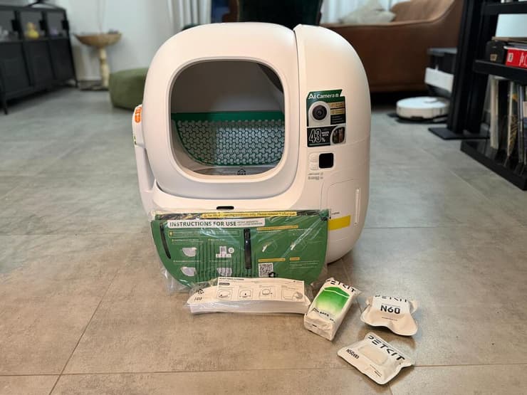 ארגז החול Purobot Max Pro 2 של חברת PETKIT (דניאלה גינזבורג) ארגז החול Purobot Max Pro 2 של חברת PETKIT