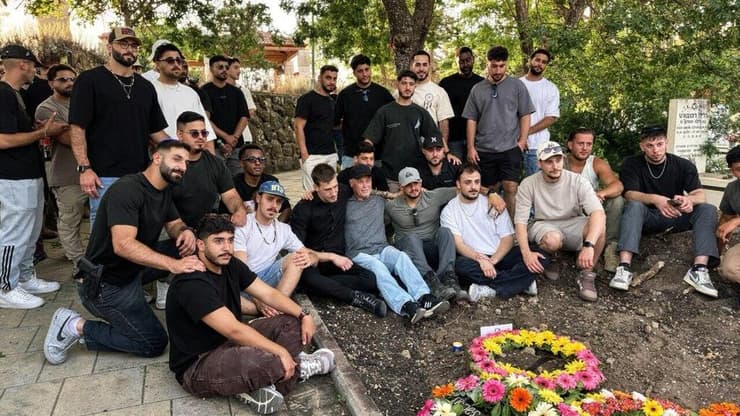 הלווייתו של אלכס מילר ז"ל (צילום: באדיבות המשפחה ) הלווייתו של אלכס מילר ז"ל