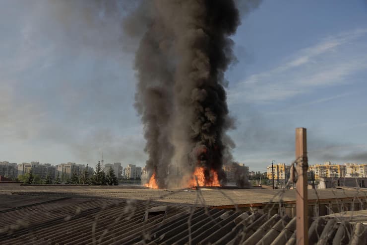 צילום: Roman PILIPEY / AFP מתקפה של רוסיה על קייב אוקראינה