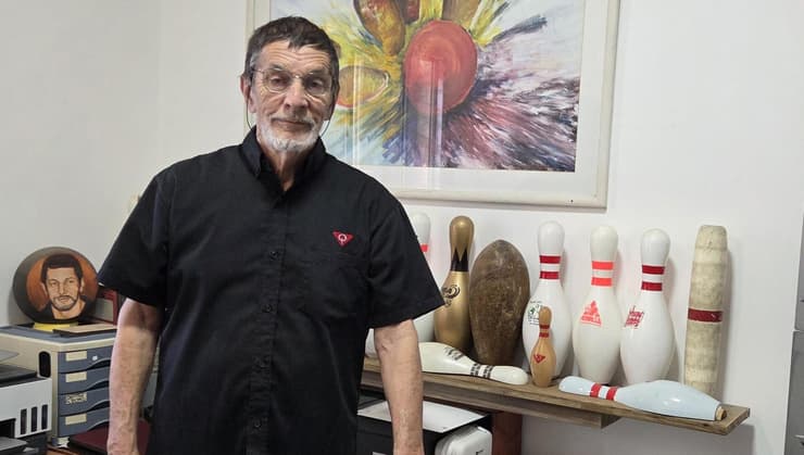 לן צ'רני, מומחה באולינג (צילום: אלבום פרטי) לן צ'רני, מומחה באולינג