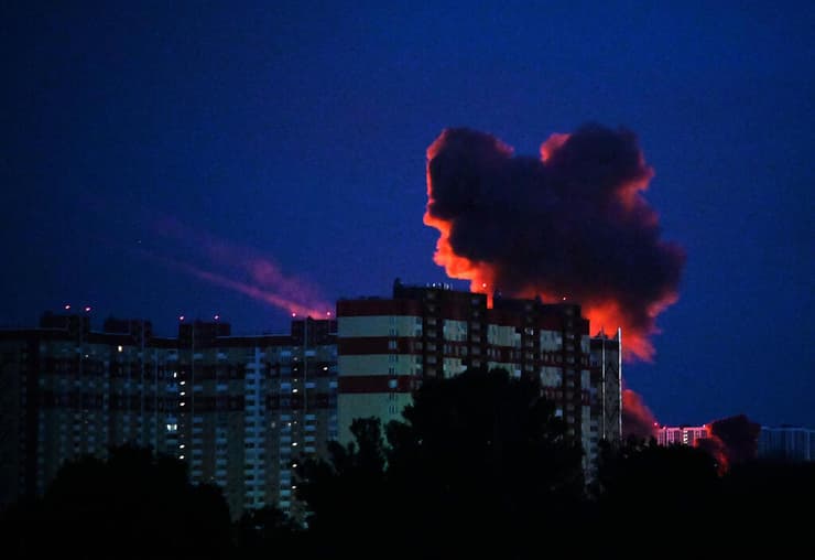צילום: Sergei SUPINSKY / AFP מתקפה של רוסיה על קייב אוקראינה