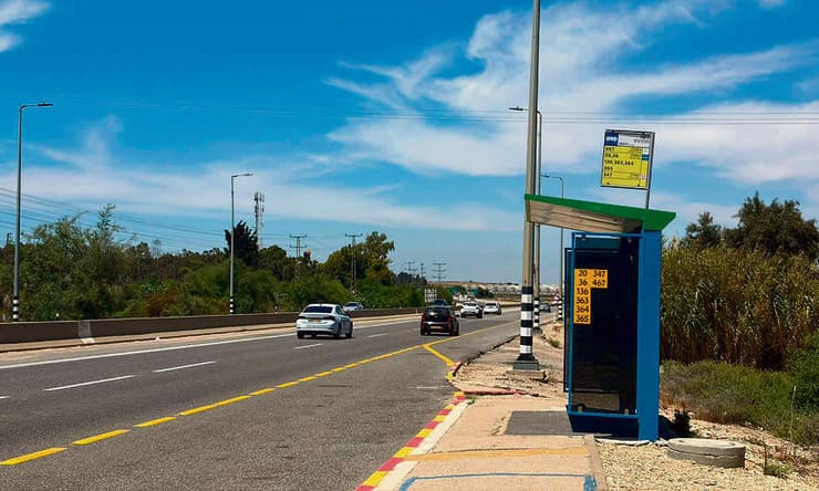תחנה בעוטף. אמון הנוסעים אבד (צילום: סיון חילאי) תחנה בעוטף. אמון הנוסעים אבד