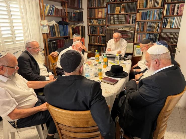מפגש הרבנים בביתו של הר אריאל