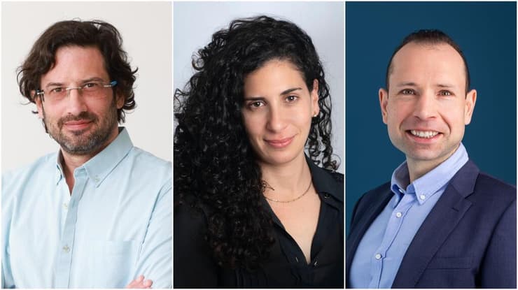 מימין: ד"ר פיוטר מליקוב, ד"ר שגית באטון, ד"ר יצחק דרורי