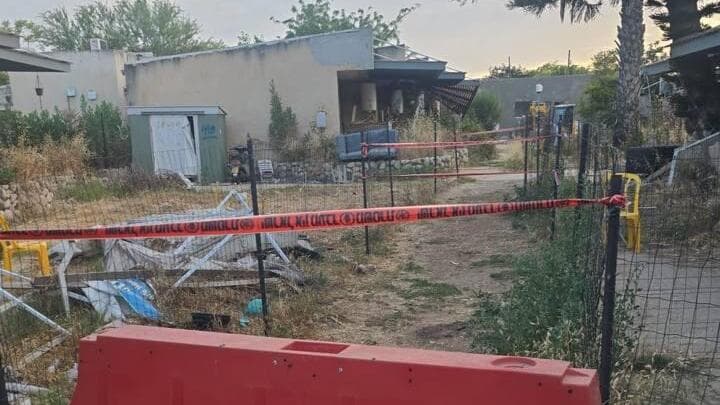 הזירה שבה נמצאו עצמות אדם בשכונת דור צעיר בכפר עזה הזירה בה נמצאו עצמות אדם בשכונת דור צעיר בכפר עזה