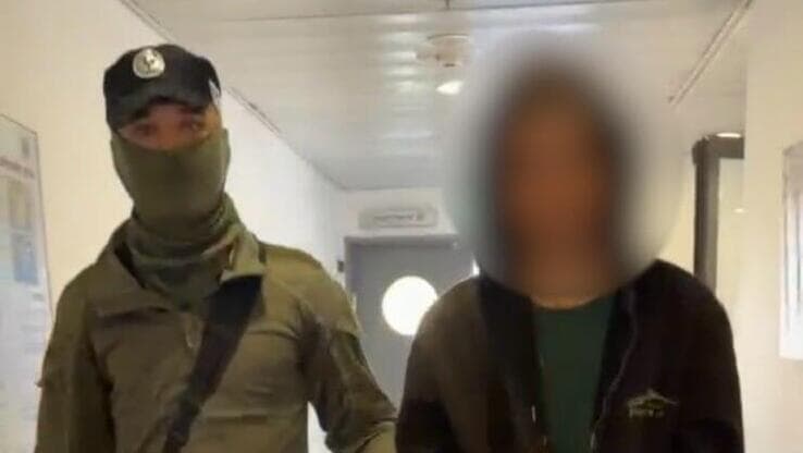 תיעוד מעצרו של החשוד שהתעלל בבעל חיים בכפר עטארה