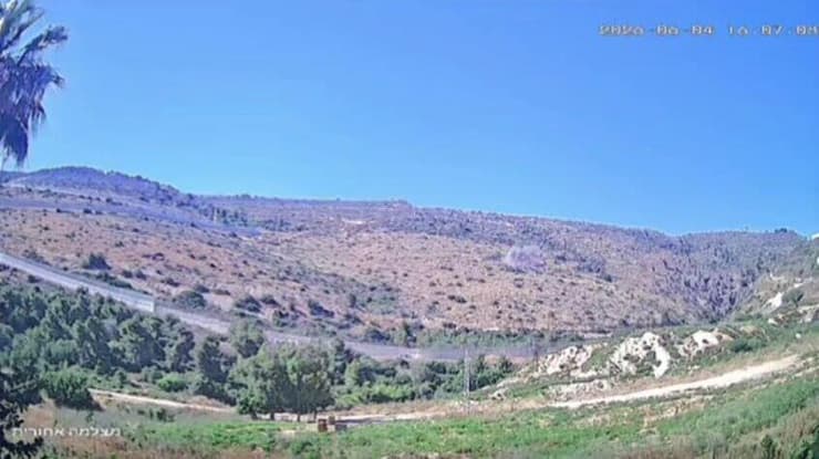 תיעוד הפגיעה ליד שלומי 