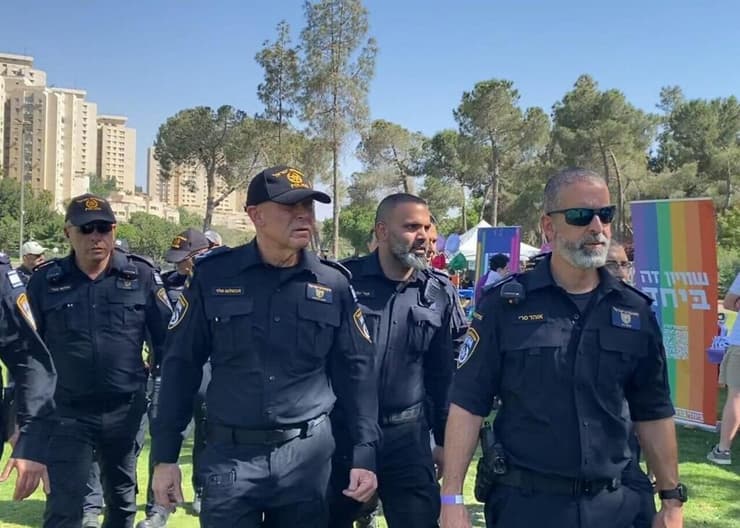 היערכות המשטרה לקראת מצעד הגאווה והסובלנות