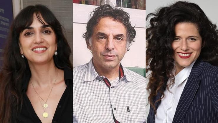 נועה קולר, אתגר קרת, לירז צ'רכי (צילום: אביגיל עוזי / אוראל כהן / ענת מוסברג) נועה קולר, אתגר קרת, לירז צ'רכי