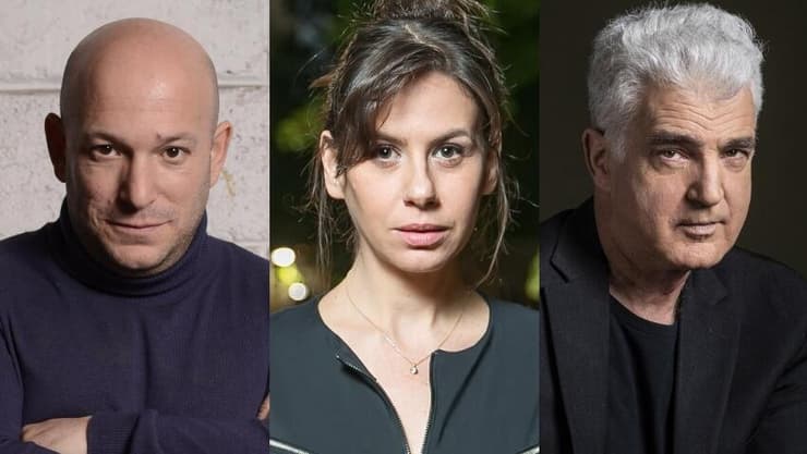 קובי מידן, אדוה בולה, דרור משעני (צילום: איליה מלניקוב / אוראל כהן / יובל חן) קובי מידן, אדוה בולה, דרור משעני
